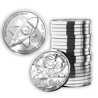 Presale:  WallStreetBets 1 oz Silver Round - CoinsTV