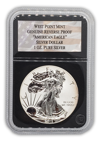2013 W Silver Eagle 2 pc West Point 35th Anniversary Set - CoinsTV