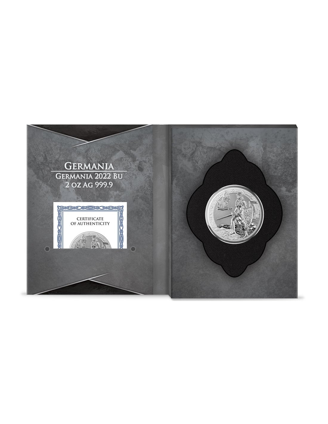 2022 2 oz Germania Brilliant Uncirculated - CoinsTV