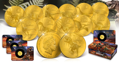 2021 Solomon The Age of the Dinosaurs Gold Proof Grab Bag