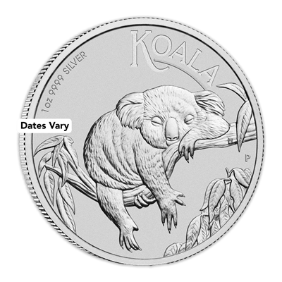 Australian Koala Coin - 1oz - .999 Silver - CoinsTV