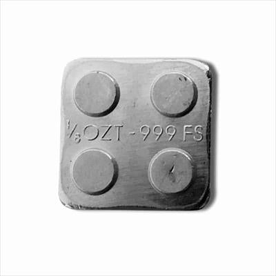Building Block Bar Silver - 1/8 oz - Eighth 2x2