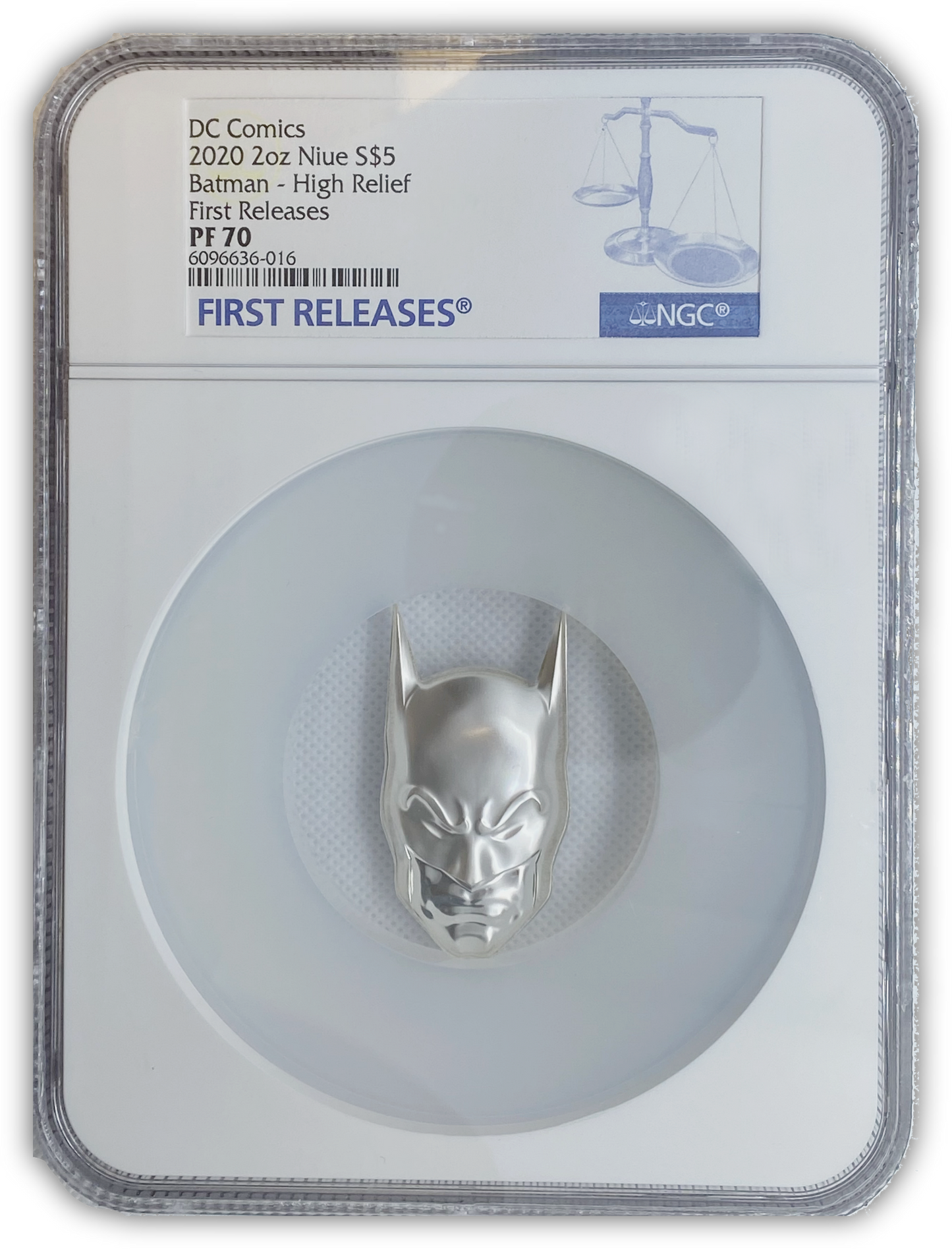 2020 DC Comic - Batman 2 Oz Silver - NGC PF70 Ultra Cameo