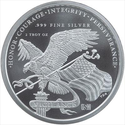 Golden State Mint President Donald J. Trump - 2 oz .999 Silver BU Round