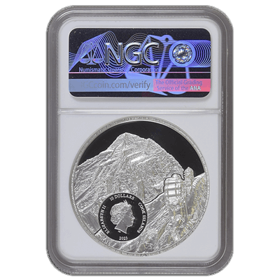 2023 Cook Islands Mt. Everest Ascent 2 oz Silver - NGC PF70 Ultra Cameo - CoinsTV