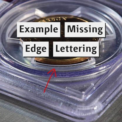 2009 William Harrison Dollar Error - Missing Edge Lettering - PCGS MS65 - CoinsTV