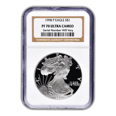 1998 Silver Eagle NGC Proof 70