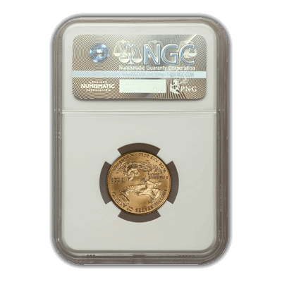 2023 $10 Gold Eagle in God We Trust Label - NGC MS70 Early Releases