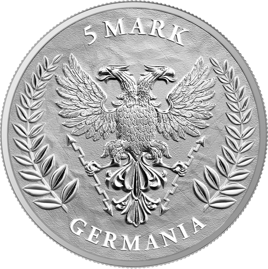 2021 Germania 1 Oz Silver - Germania Mint - Brilliant Uncirculated With COA