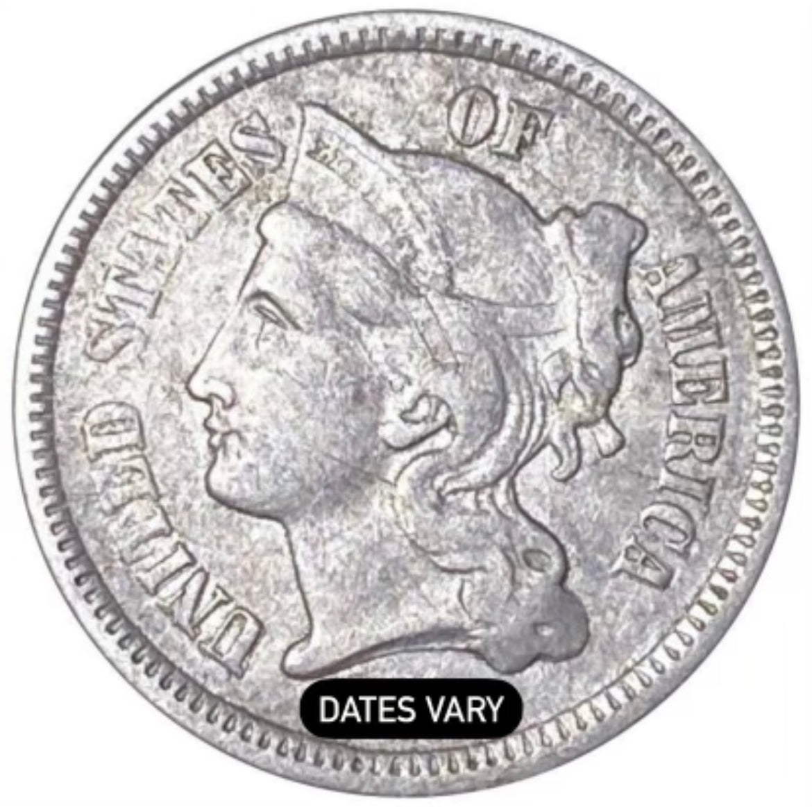 Three Cent Nickel - Collectors Quality Circulated