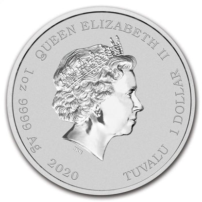 2020 John Wayne 1 Oz Silver - Perth Mint - Brilliant Uncirculated