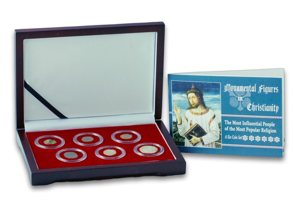 Monumental Figures in Christianity: Box of 6 Coins - CoinsTV