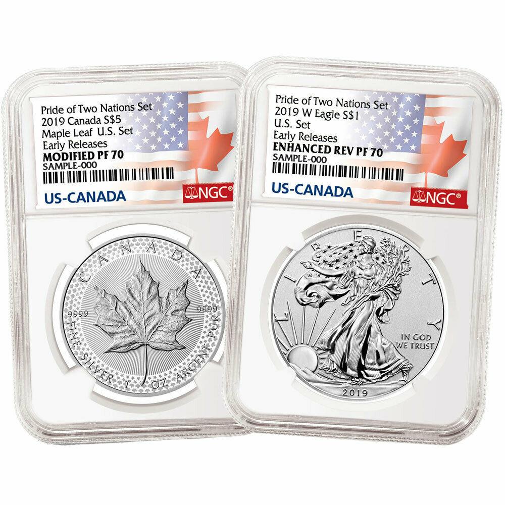 2019 W Pride of Two Nations 2 pc - NGC 70 Early Releases