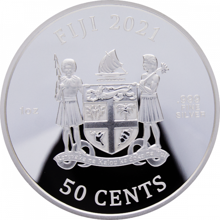 2021 1 oz Fiji Street Fighter II - 30th Anniversary  1oz Silver- 4 Coin Set