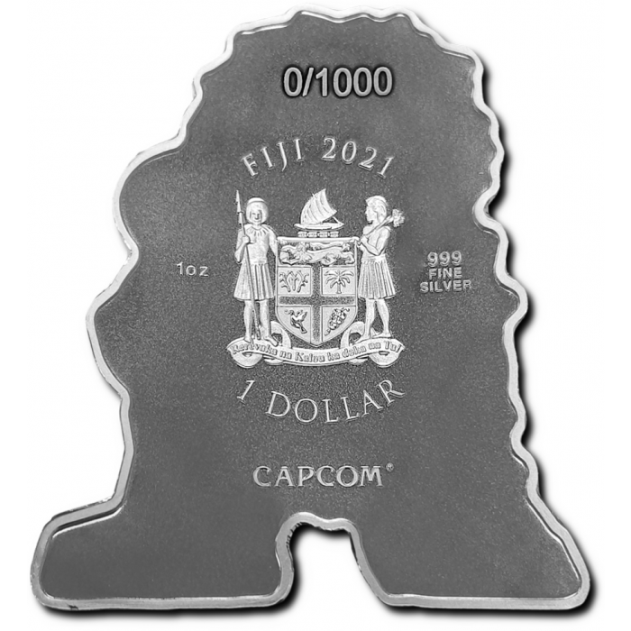 2021 Ryu Street Fighter Mini Collection 1 oz Silver Coin