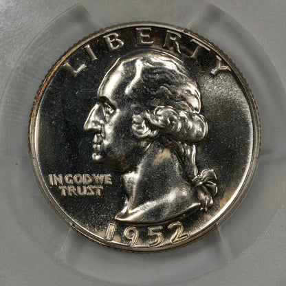 1952 Washington Silver Quarter Philadelphia - FS 901 Superbird  - PCGS PR67 - CoinsTV