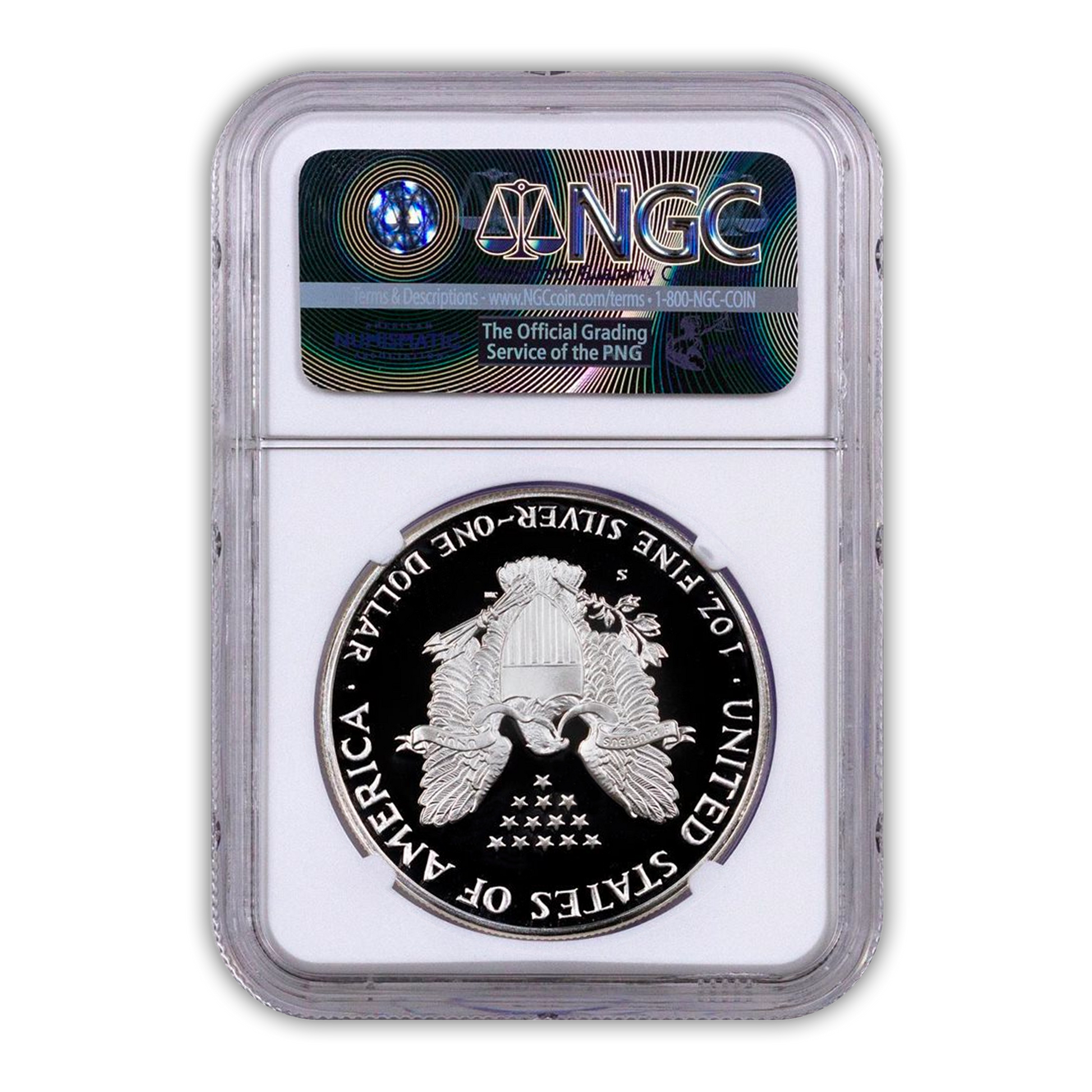1987 Silver Eagle - Proof - NGC PF70 - CoinsTV