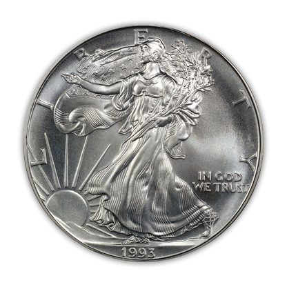 1993 Silver Eagle - Business Strike - Uncirculated - CoinsTV