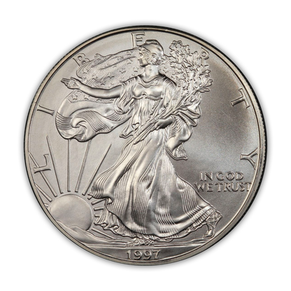1997 Silver Eagle - Business Strike - Uncirculated - CoinsTV