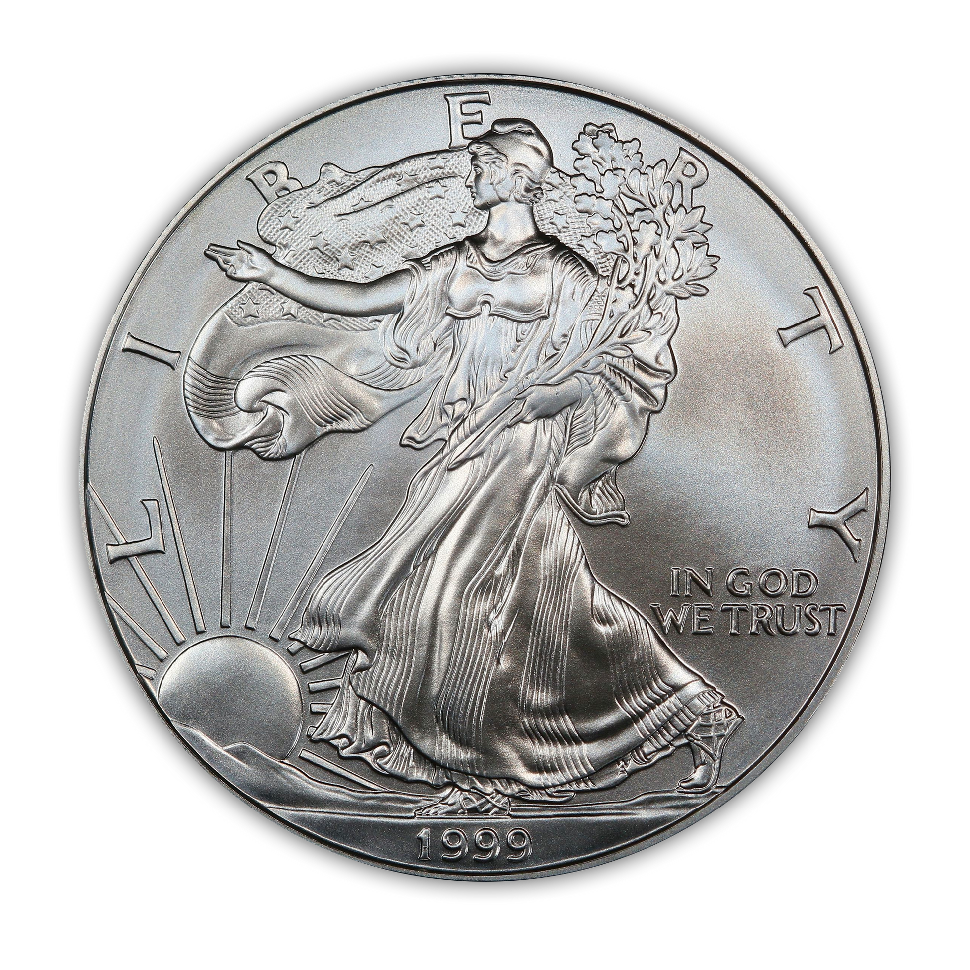 1999 Silver Eagle - Business Strike - Uncirculated - CoinsTV