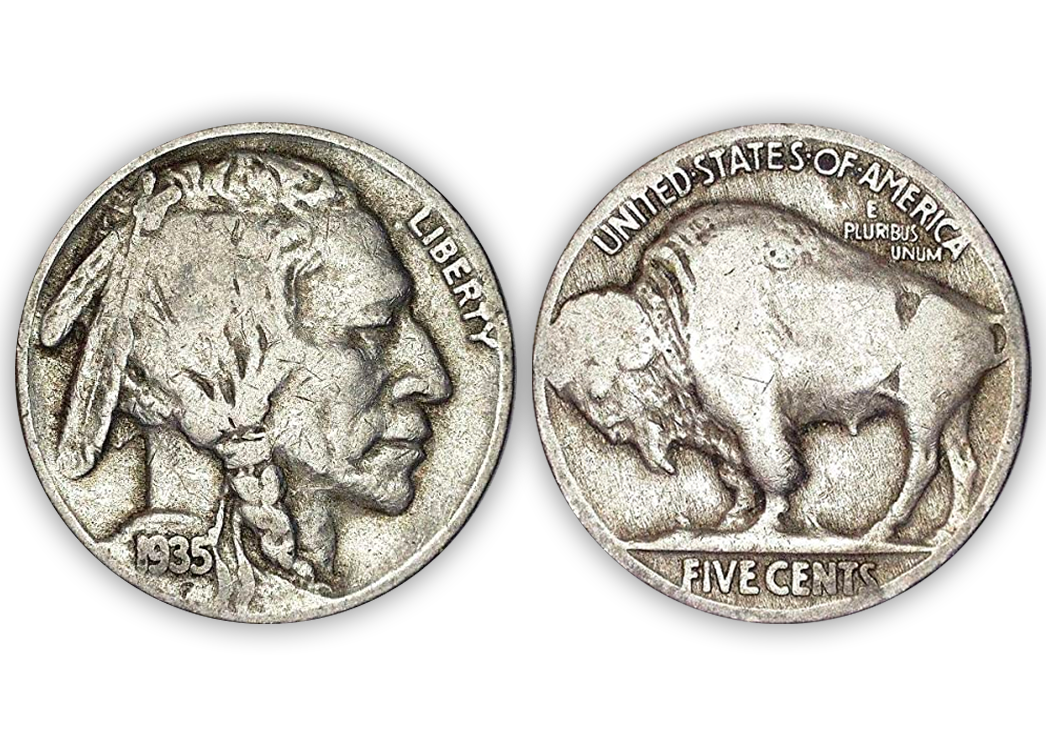 Vintage Buffalo Nickel - Full Date Circulated - CoinsTV