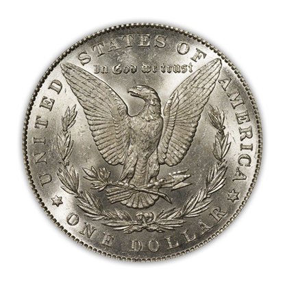 1883 Morgan Silver Dollar Philadelphia - Brilliant Uncirculated - CoinsTV