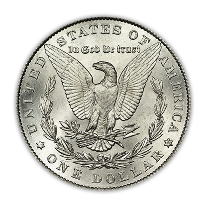 1885 Morgan Silver Dollar Philadelphia - Brilliant Uncirculated - CoinsTV