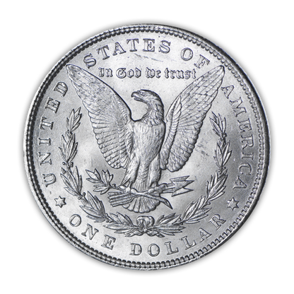 1889 Morgan Silver Dollar Philadelphia - Brilliant Uncirculated - CoinsTV