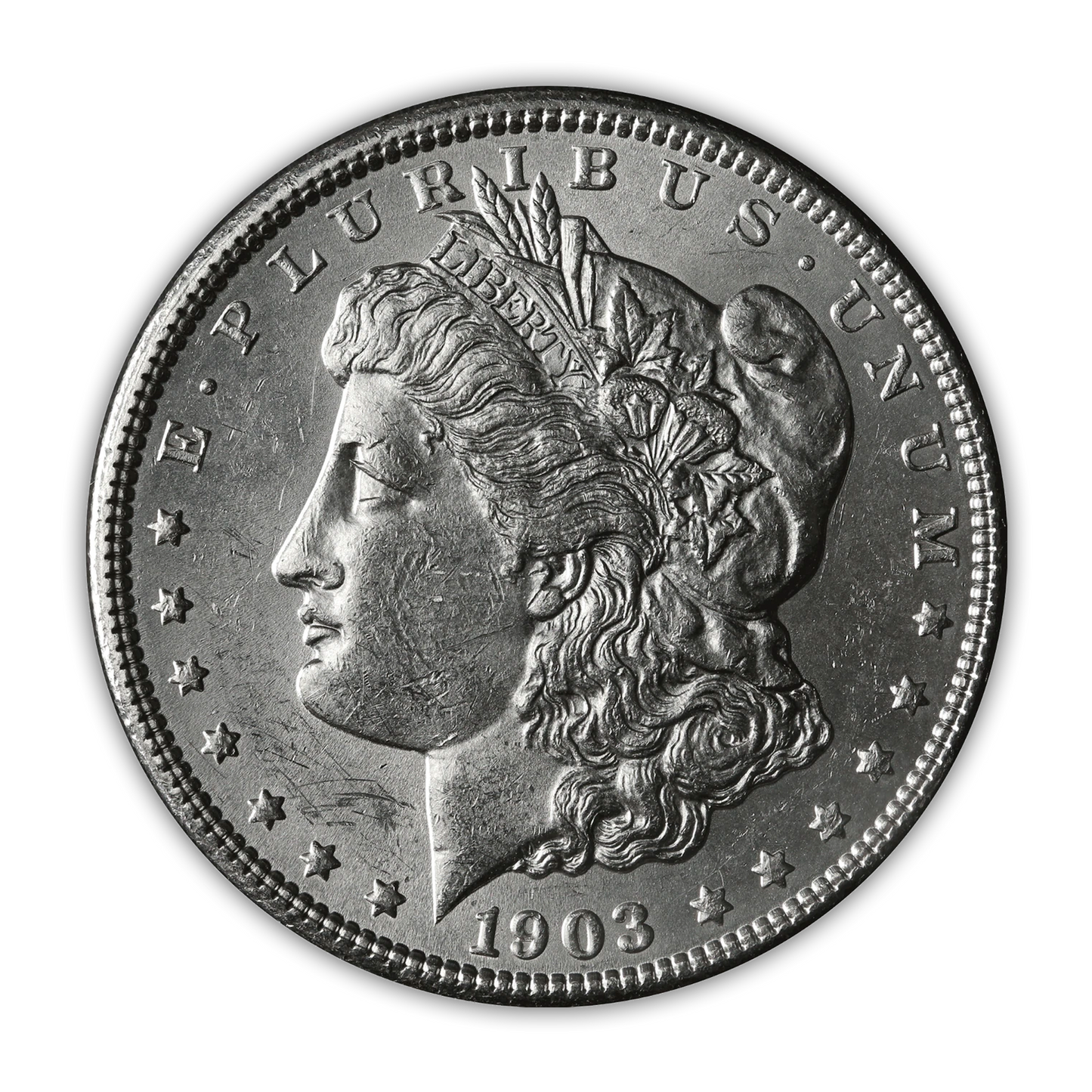 1903 Morgan Silver Dollar Philadelphia - Brilliant Uncirculated - CoinsTV