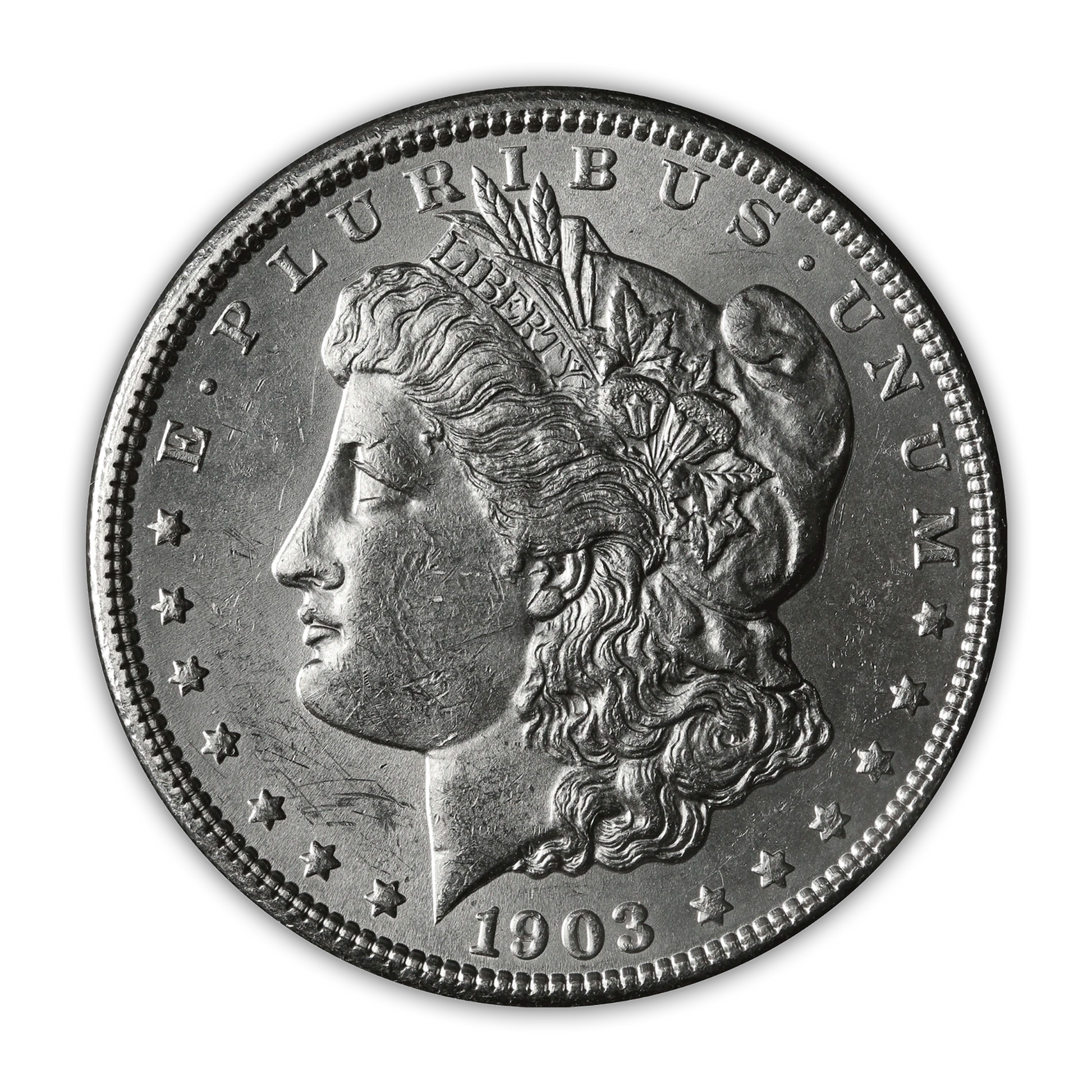 1903 Morgan Silver Dollar Philadelphia - Brilliant Uncirculated - CoinsTV