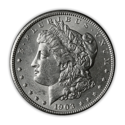 1903 Morgan Silver Dollar Philadelphia - Brilliant Uncirculated - CoinsTV